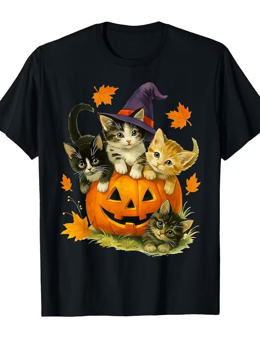 kittens & Pumpkin  UNISEX Vinyl Graphic