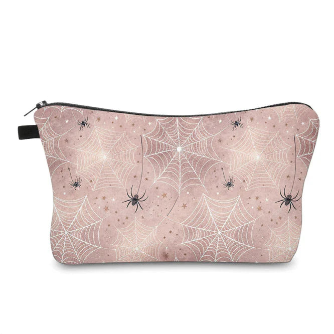 Halloween Fall - Spider Web Water Resistant Pouch