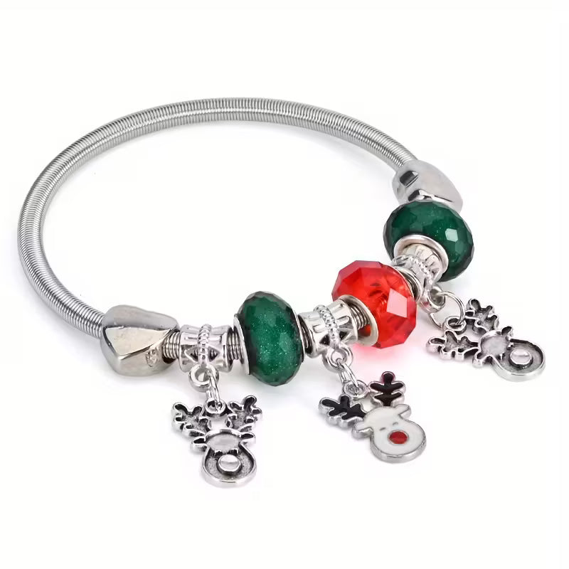 Christmas Stainless Steel Bangle