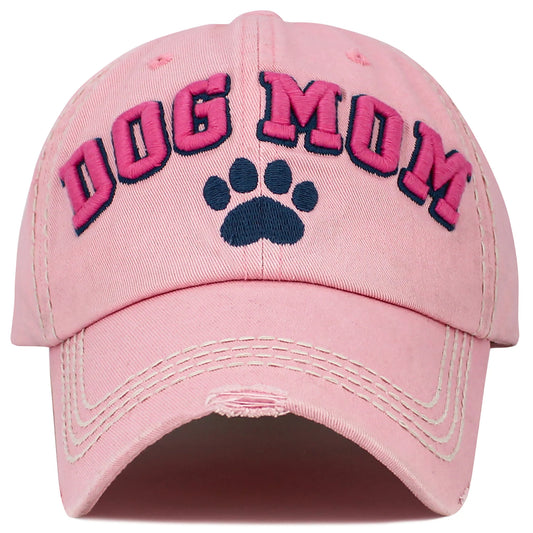 Dog Mom Hat - Pink