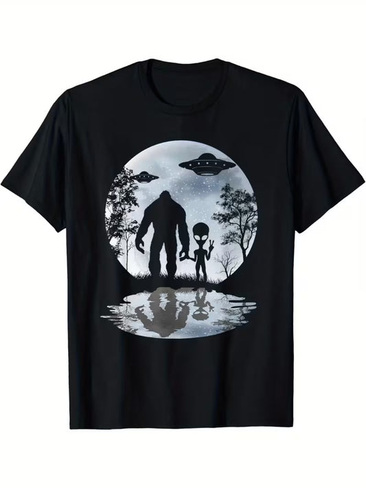 Bigfoot & Alien UNISEX Vinyl Graphic