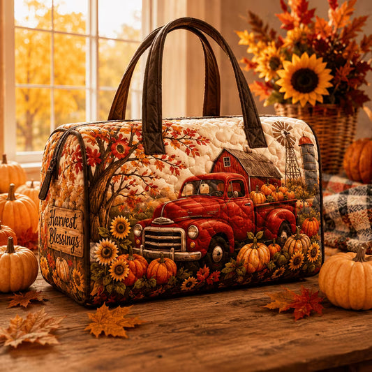 Farm Truck Quilted Duffle