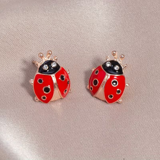 Lady Bug Earrings