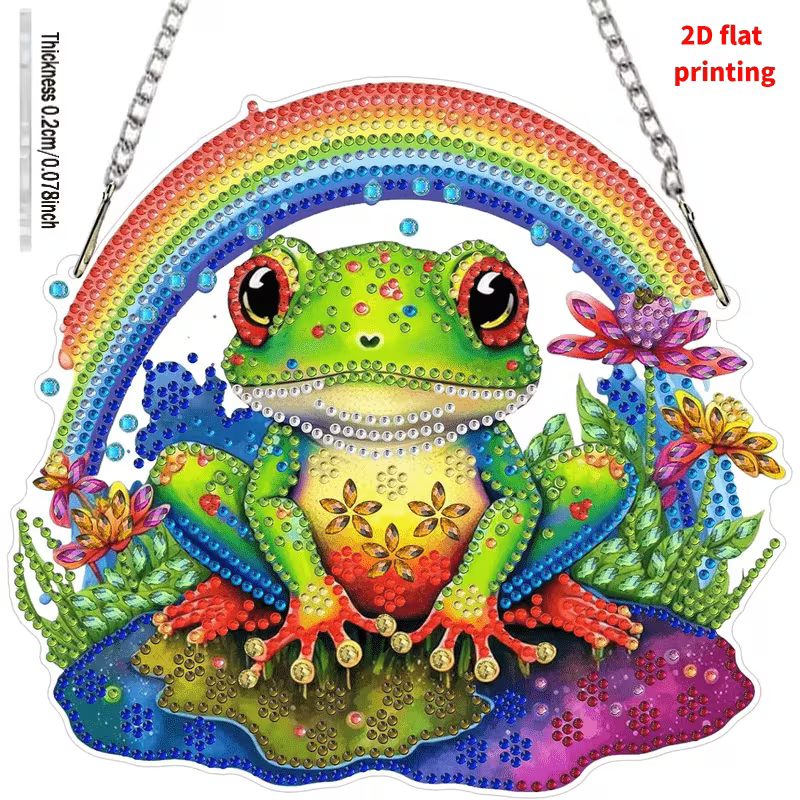 Preorder Frog Diamond Art Hanging Decor