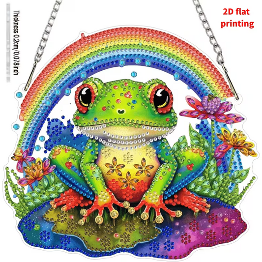 Preorder Frog Diamond Art Hanging Decor