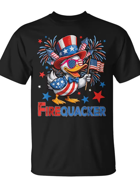 Unisex FireQuacker Vinyl Graphic T-Shirt