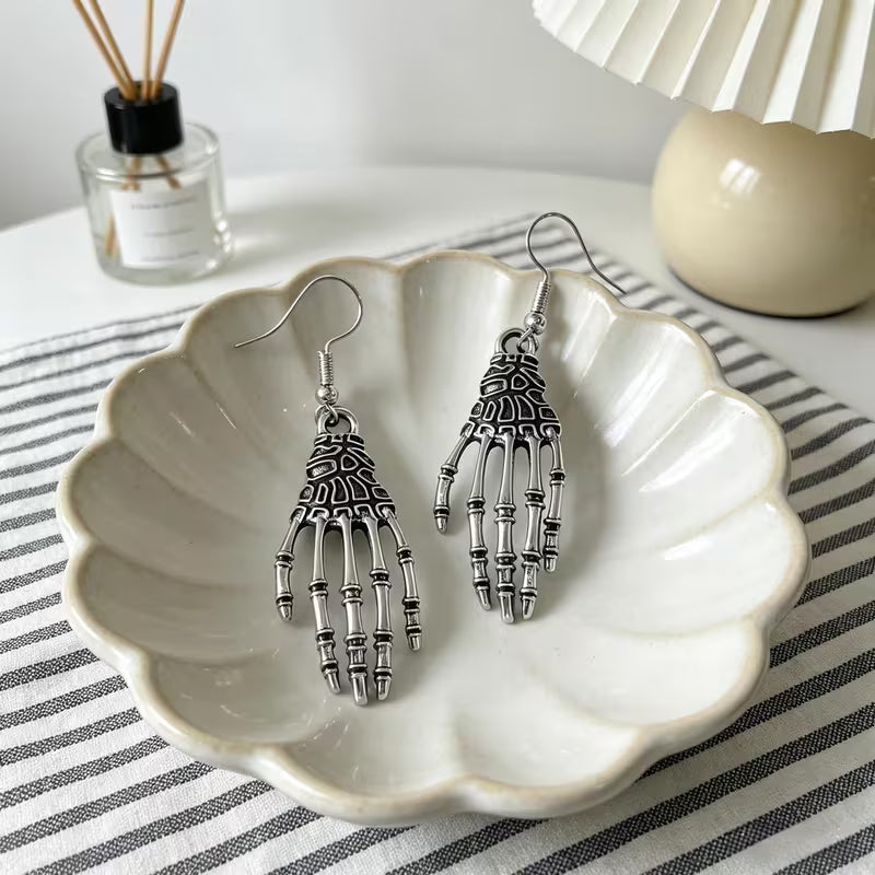 Skelton Hand Earrings