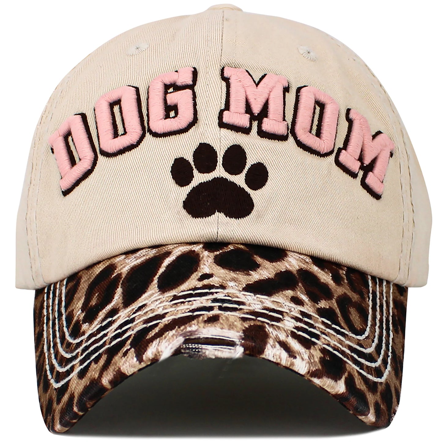 Dog Mom Hat - Leopard