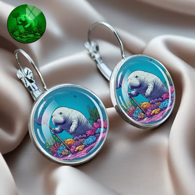 Manatee Earrings