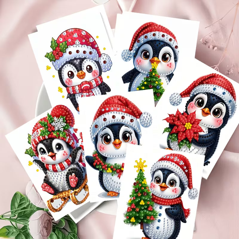 6 Penguin Diamond Art Painting vards
