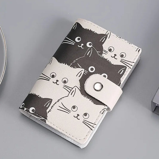 Black & White Cat Card Holder