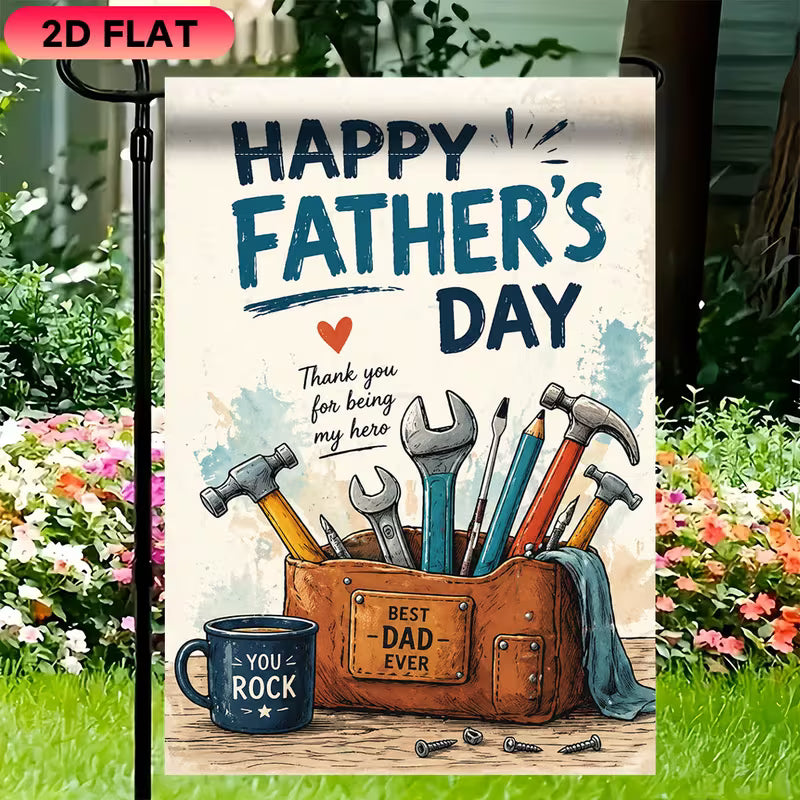 Preorder Happy  Father's Day Garden Flag