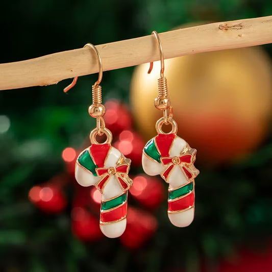 Candy Cane Earrings