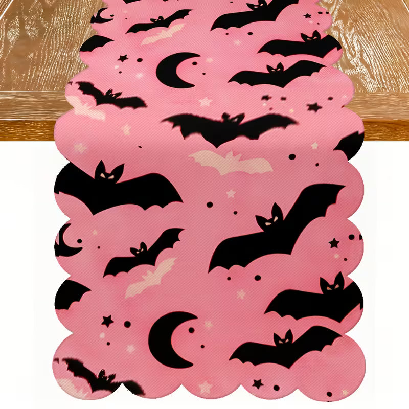 Preorder Pink Bat Table Runner