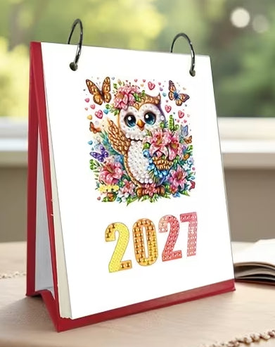 Preorder Cute Animals Diamond Art Desk Calendar Kit