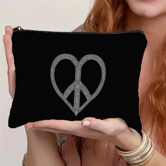 Peace Heart Pouch
