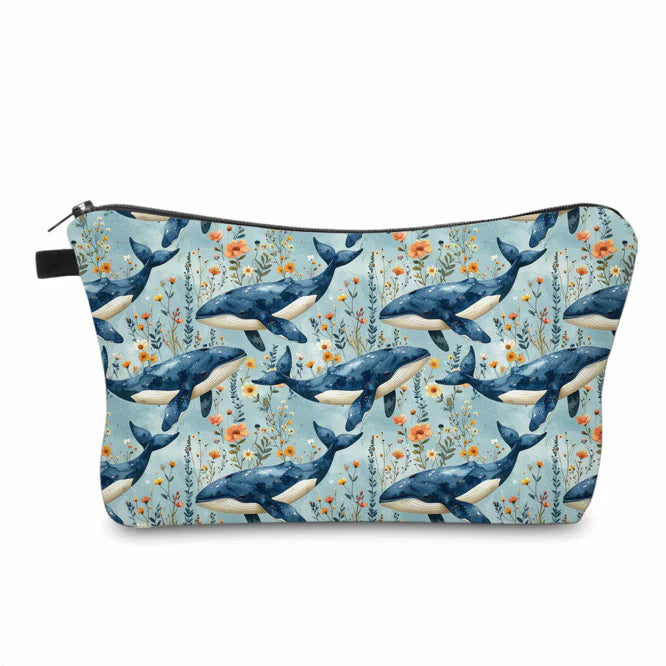 Animal, Blue Whale Water Resistant Pouch