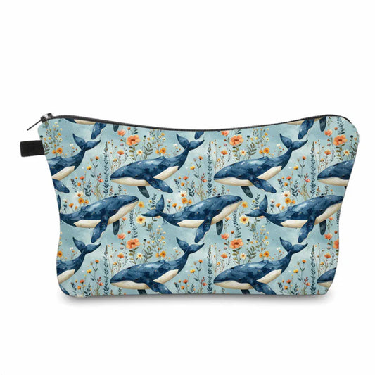Animal, Blue Whale Water Resistant Pouch