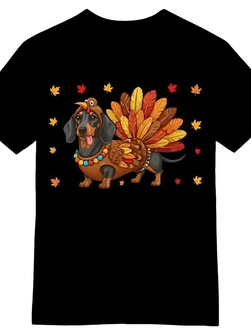 Dachshund Turkey UNISEX Vinyl Graphic