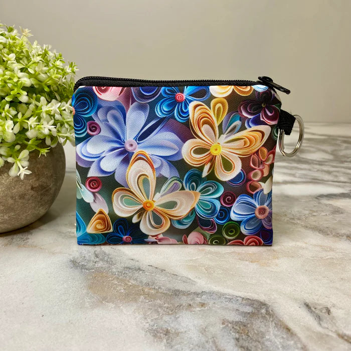 Paper Butterfly - Mini Coin Purse Keyring