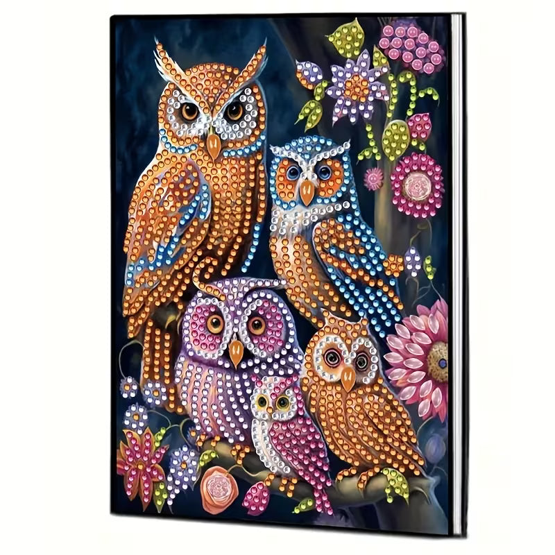 Preorder Owl Diamond Art Notebook