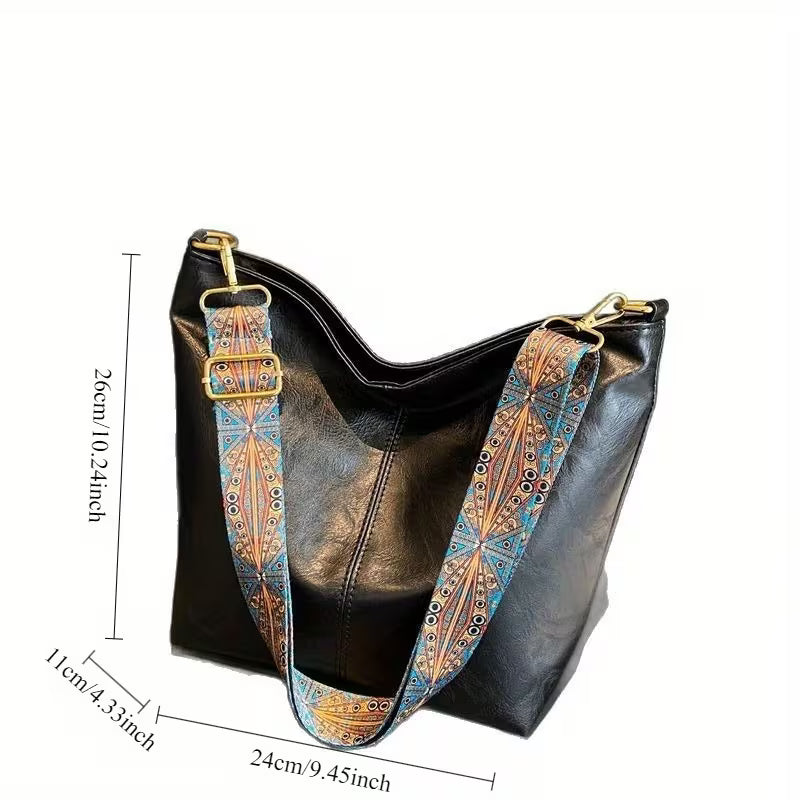 Free with $50 Ready To Ship Order - 2 colors - Vegan Leather Purse with Guitar Strap