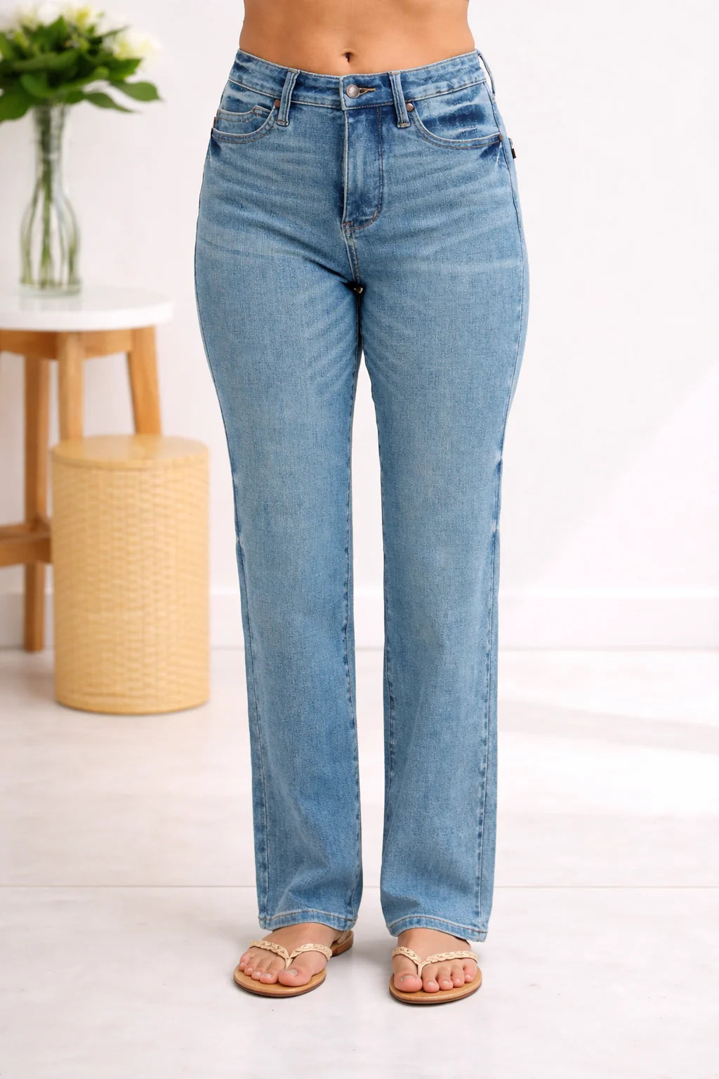 Judy Blue Contour Slim Straights