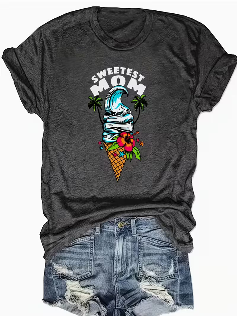 Women's Plus Sweetest Mom T-Shirt