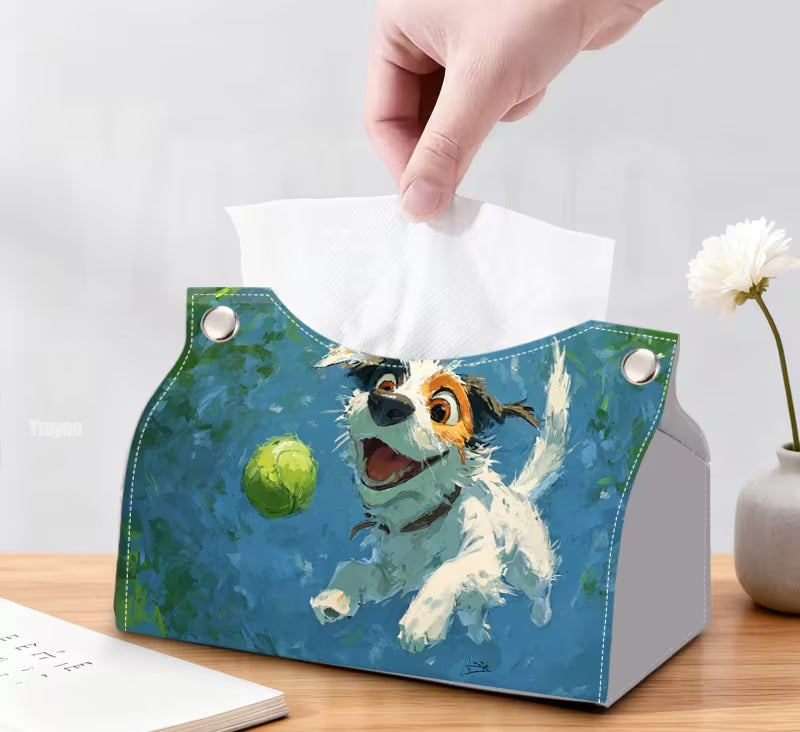Preorder Puppy Tissue Box
