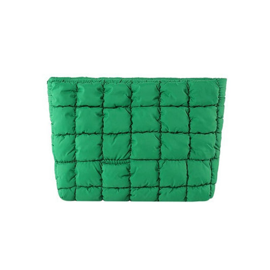 Quilted Nylon Puffer Pouch