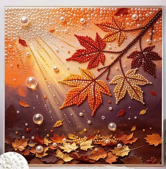 Preorder Fall Leaves Pearl Painting Kit