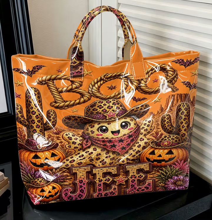 Glossy PVC BOO-JEE Tote Bag