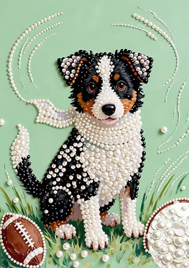 Preorder Football Puppy Pearl Painting Kit