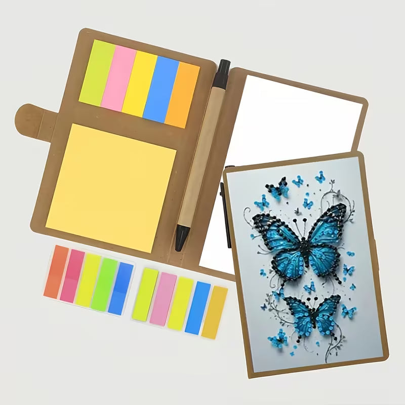 Butterfly Diamond Art Painting Sticky Note Kit