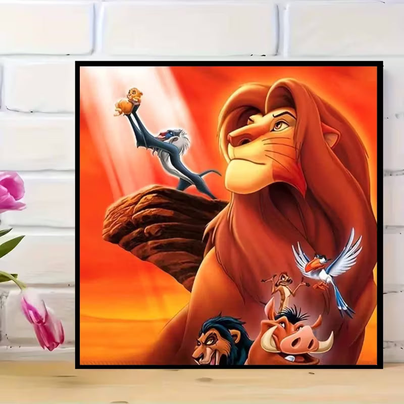 Inspired Lion Diamond Art