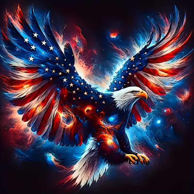Preorder 8 x 8 Eagle Diamond Art