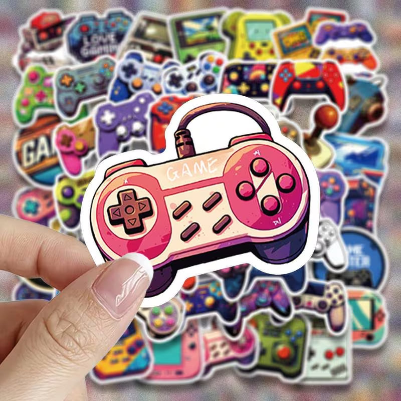 50 Gamer Stickers