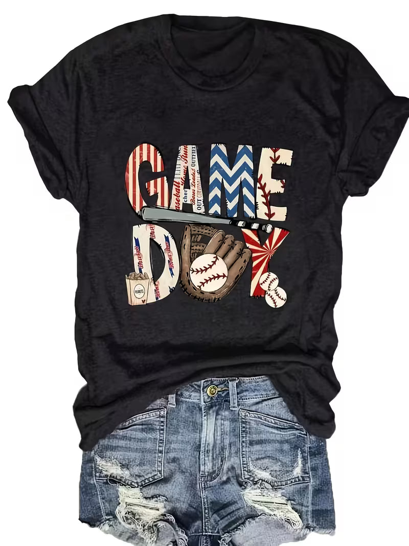 Women's Game Day Vinyl Graphic T-Shirt
