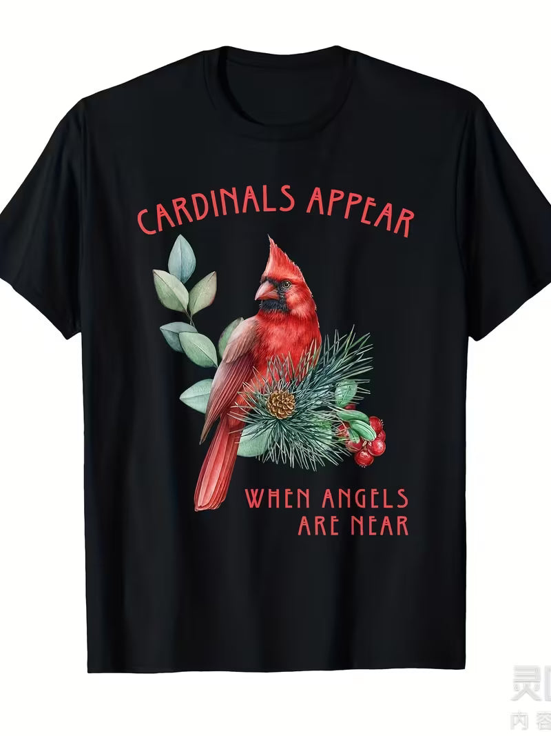 Unisex Cardinal Vinyl Graphic T-Shirt
