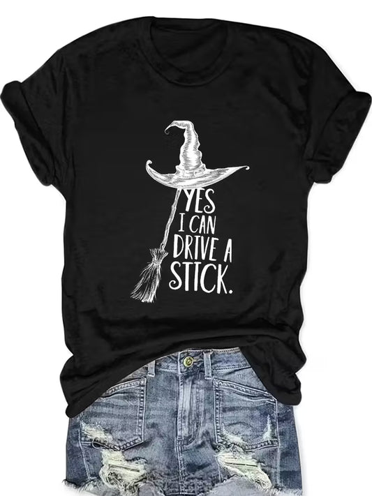 Preorder Women's Plus Size Drive a Stick T-Shirt