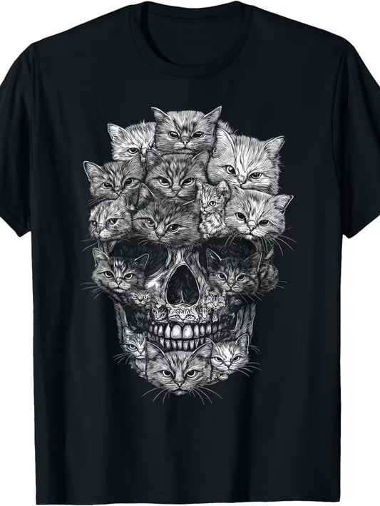 Cat Skull UNISEX Vinyl Graphic