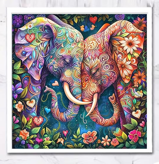 Elephant Diamond Art