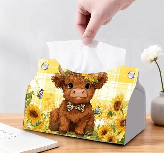 Preorder Highland Cow Tissue Box