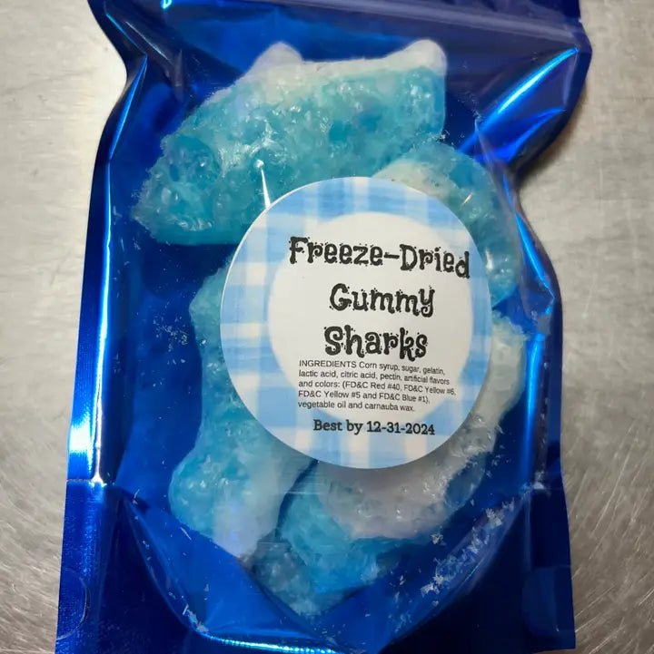 Preorder Freeze Dried Candy Gummy Sharks