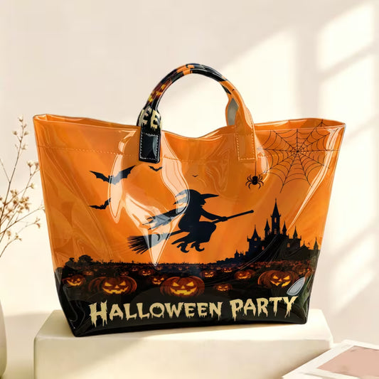 Glossy PVC Halloween Parrty Tote Bag