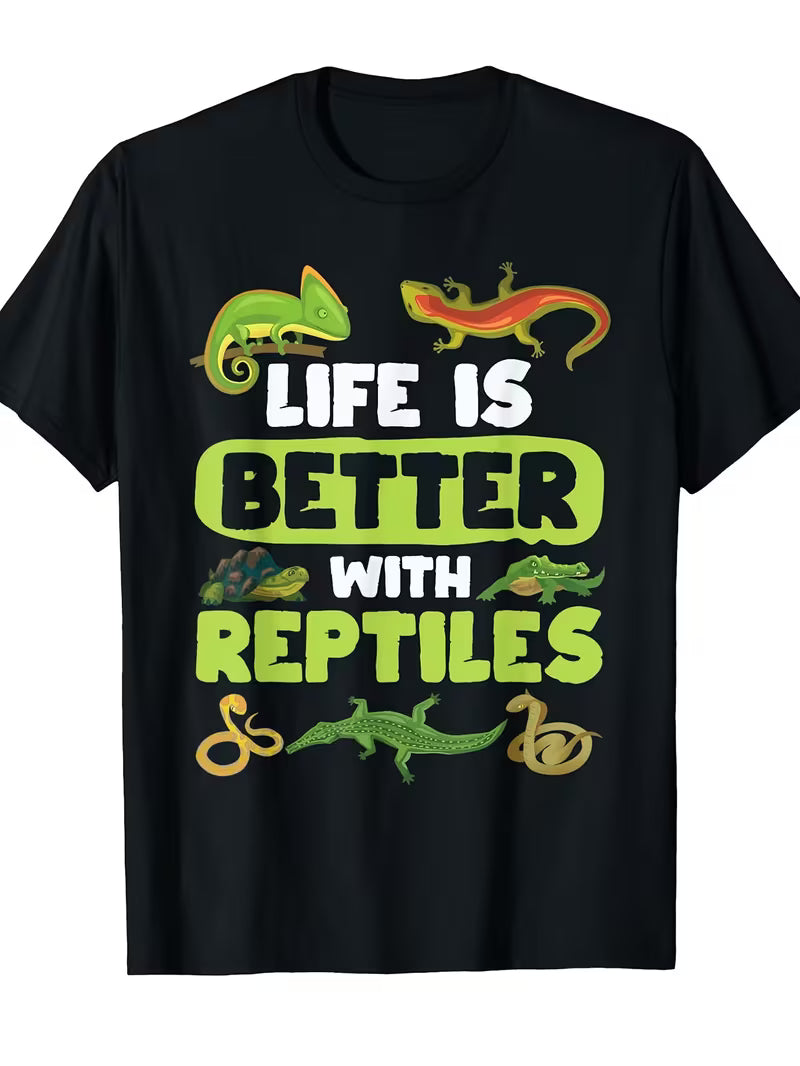 Unisex Life Is Better Vinyl Graphic T-Shirt