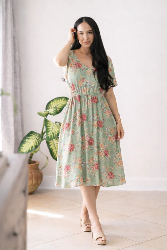 Secret Path Floral Dress