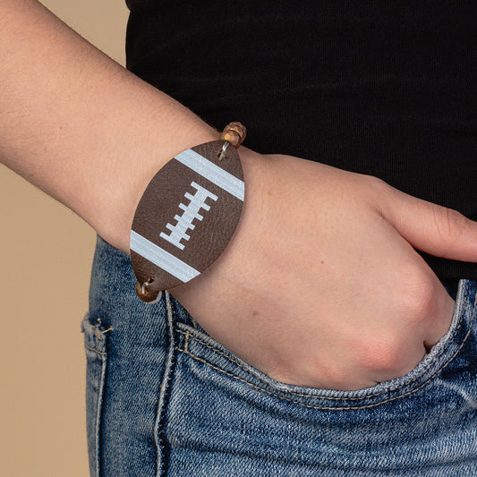Football Bracelet - Brown