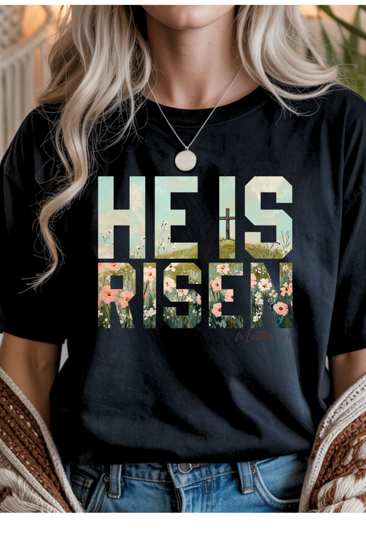 He Is Risen Graphic Tee