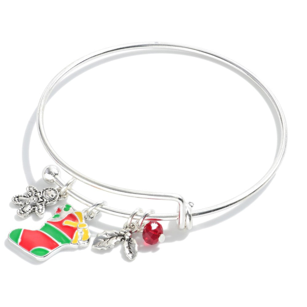 Silver Tone Bangle Bracelet